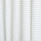 Hudson cream white and black stripe linen blend drapery fabric : view 2