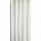 Hudson cream white and taupe stripe linen blend drapery fabric : view 5