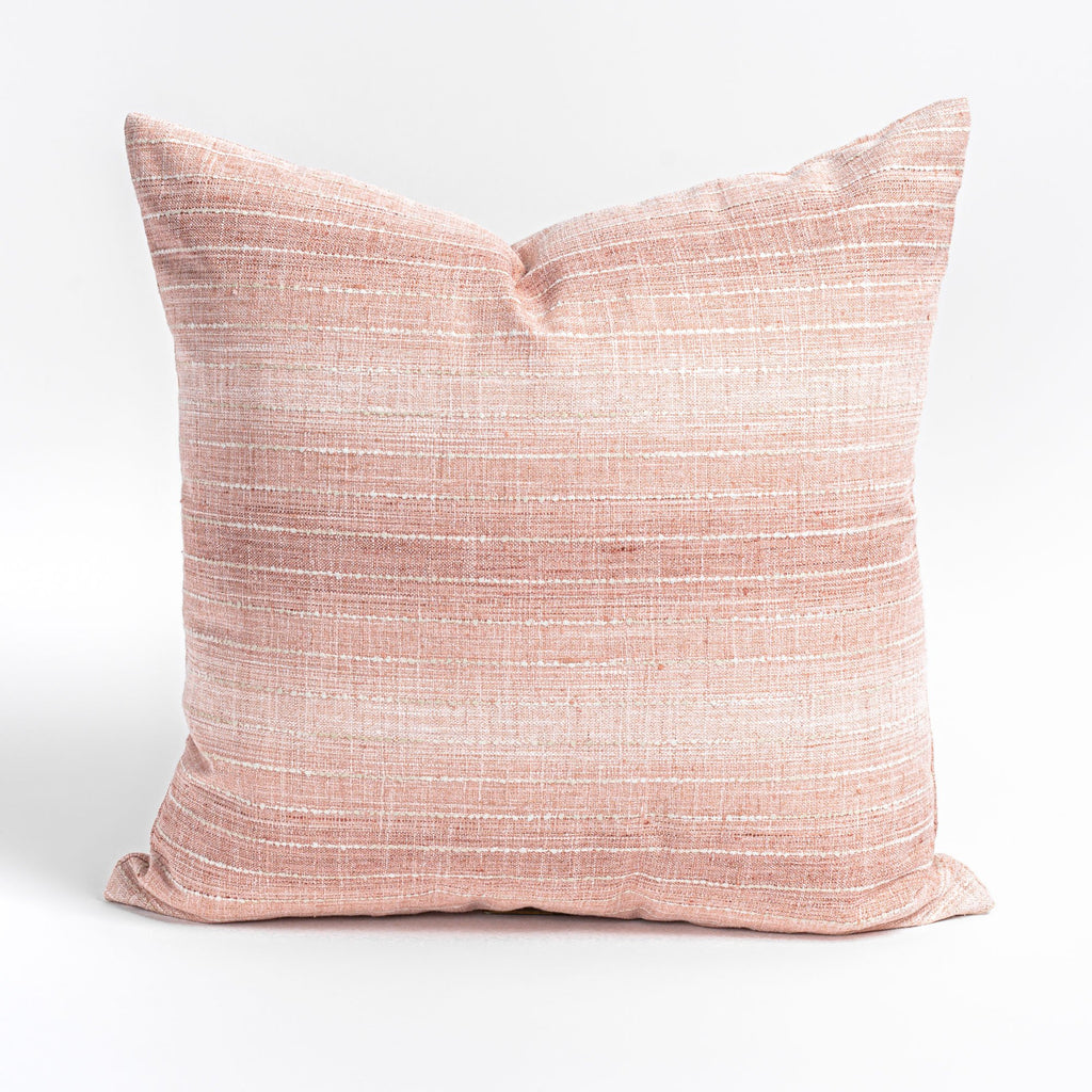 Hyden Blush Pink ombre stripe pillow from Tonic Living
