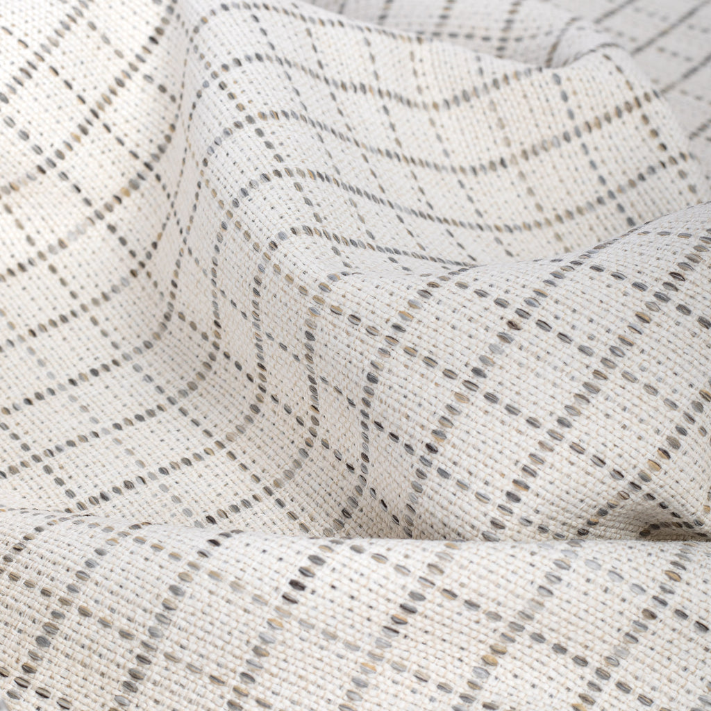 Arren Stripe Fabric, Chambray – Tonic Living