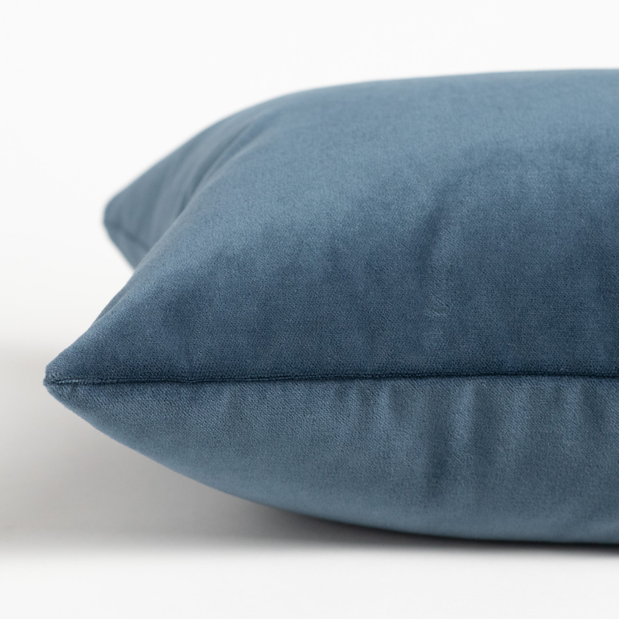 Mason Velvet 12x24 Lumbar Pillow, Lakeland Blue – Tonic Living