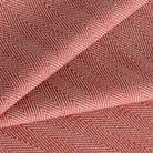 Molino red herringbone indoor outdoor fabric : view 6
