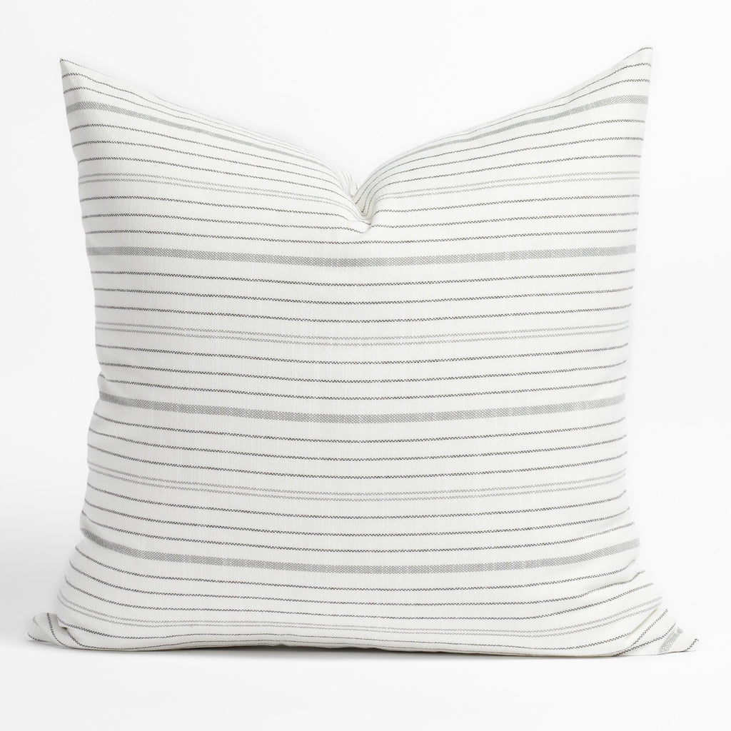 Olcott 22x22 Indoor/Outdoor Pillow, Graphite