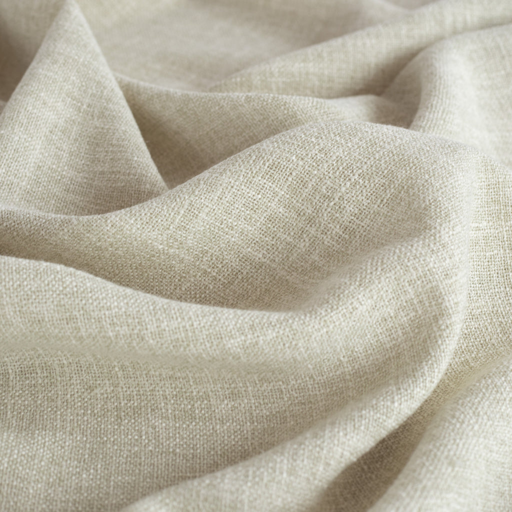Peyton Sandstone, a sandy beige semi-sheer drapery fabric : view 2