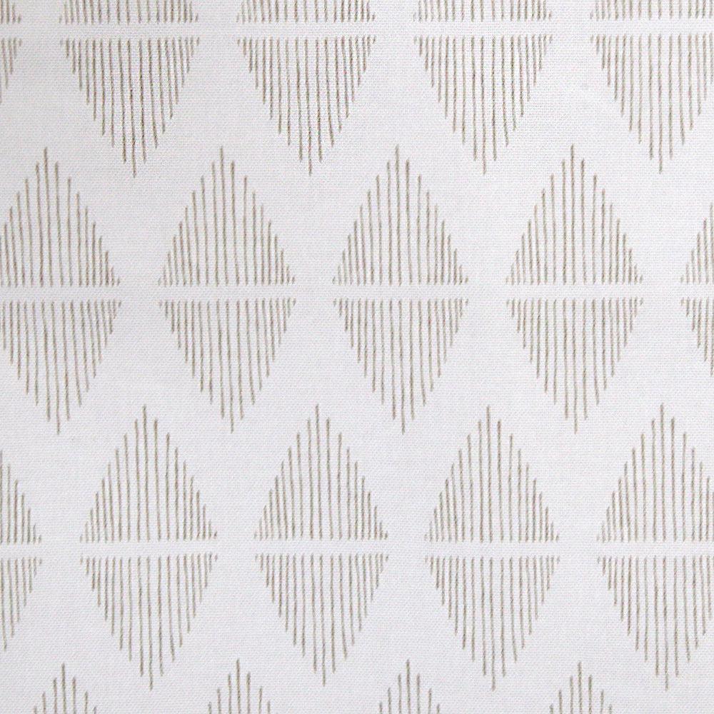 Reflect, Sea Grass - A clean, line drawn pattern in natural sea grass and white.
