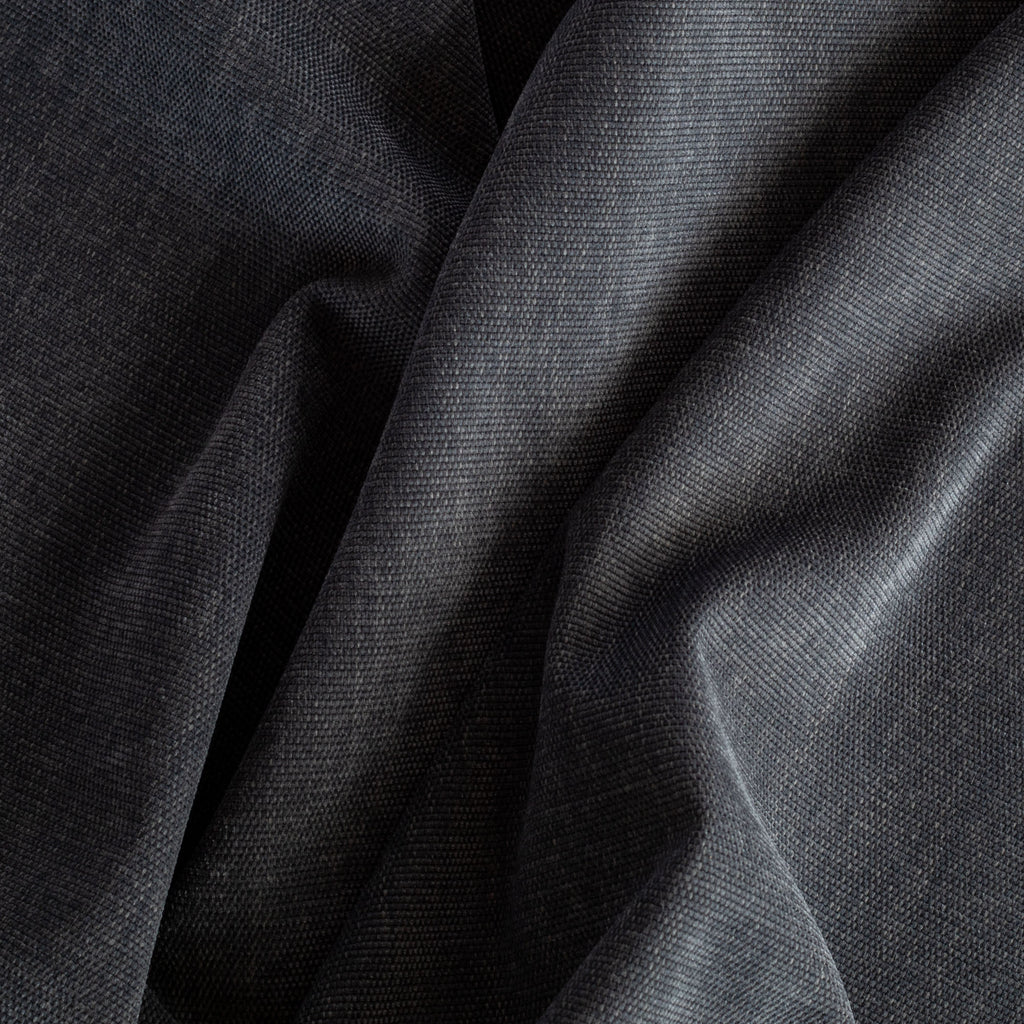 a dark gray soft textured multi purpose home decor fabric