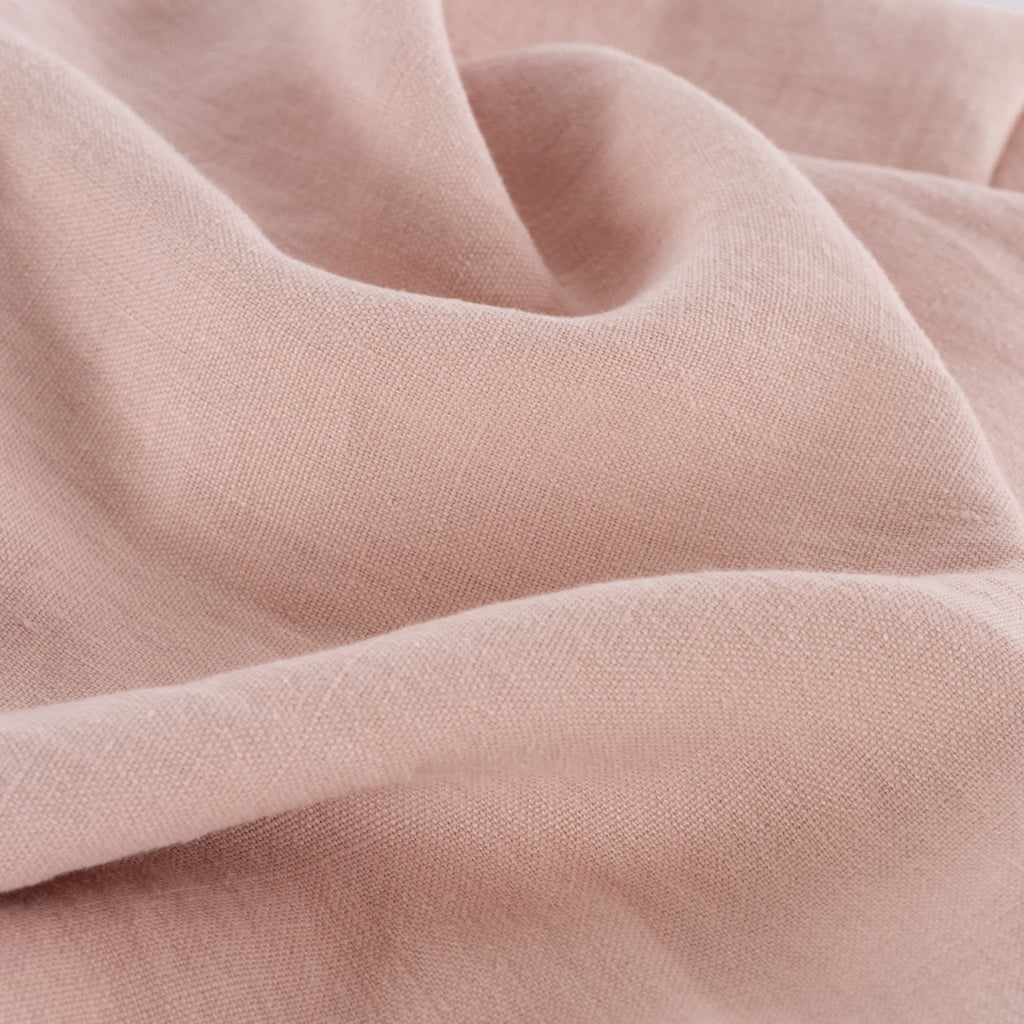 Sorrento light pink linen drapery fabric from Tonic Living