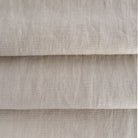 soft washed linen fabric in muted beige color