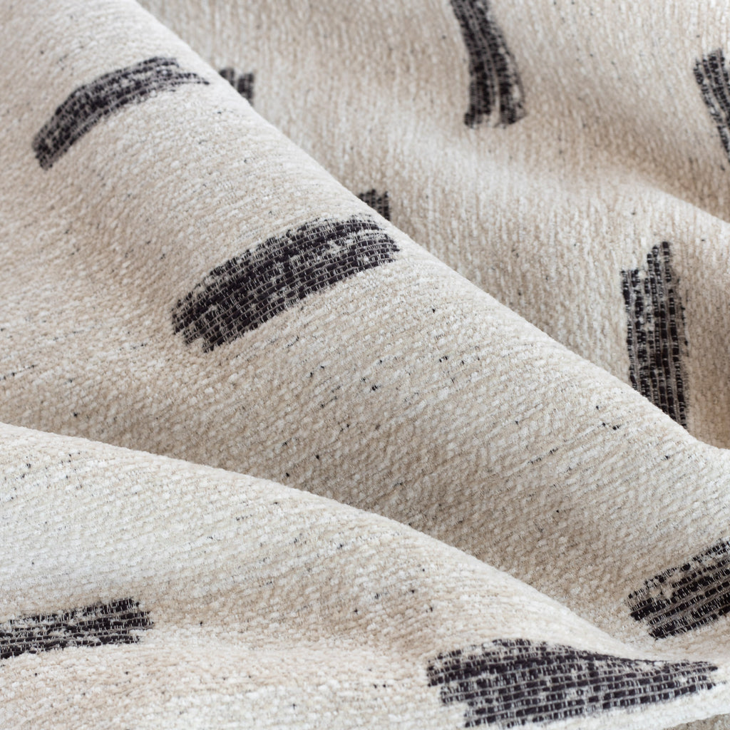 Misto Fabric, Charcoal Tonic Stripe Living –