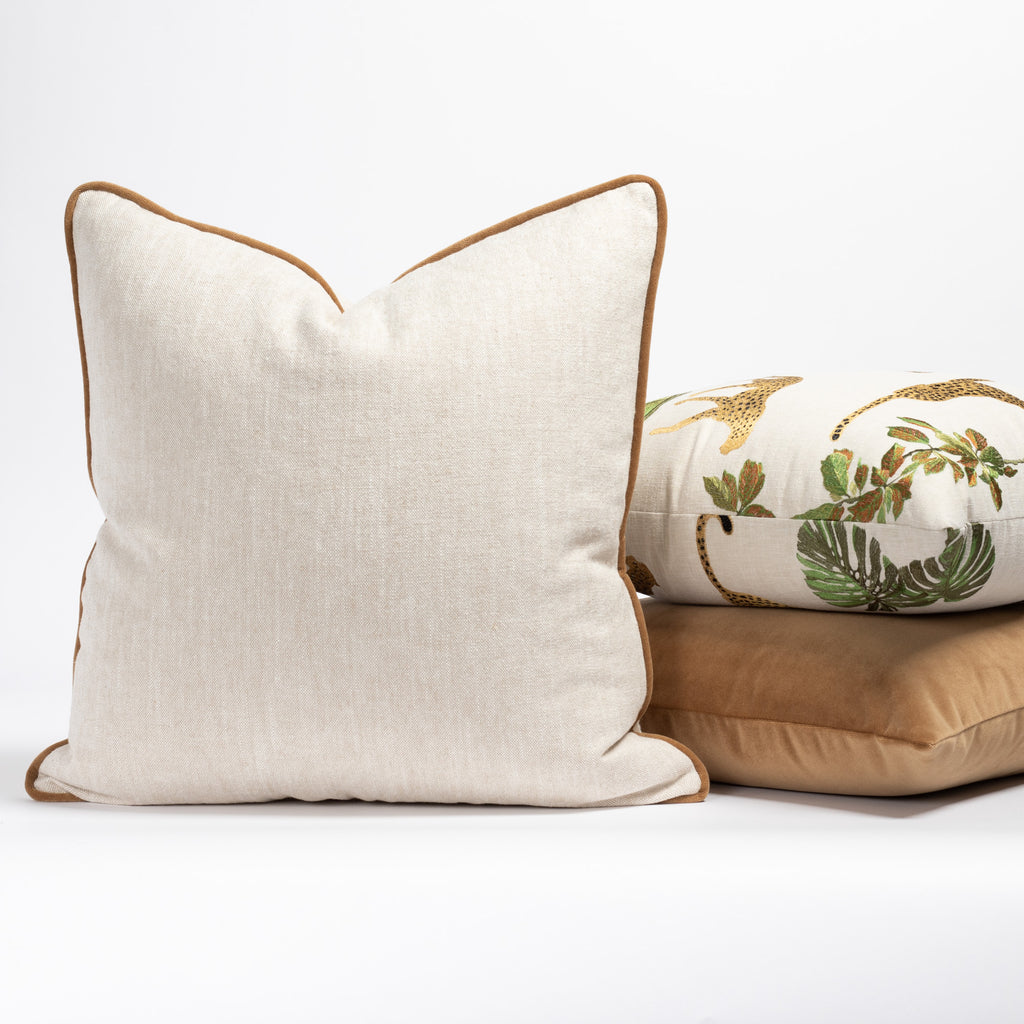 warm earth toned designer throw pillows from Tonic Living