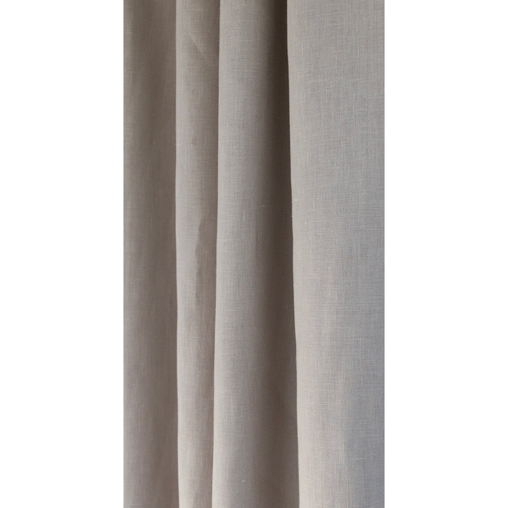 Tuscany Linen Pumice, a light warm gray drapery fabric from Tonic Living