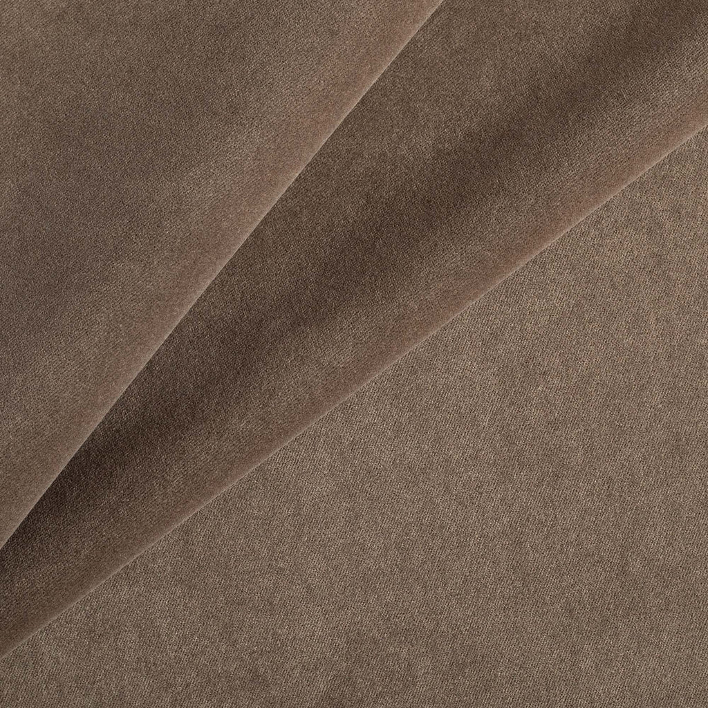 a rich brown velvet upholstery fabric