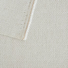Weston Salt, a white and sandy cream herringbone weave high performance upholstery fabric : view 3